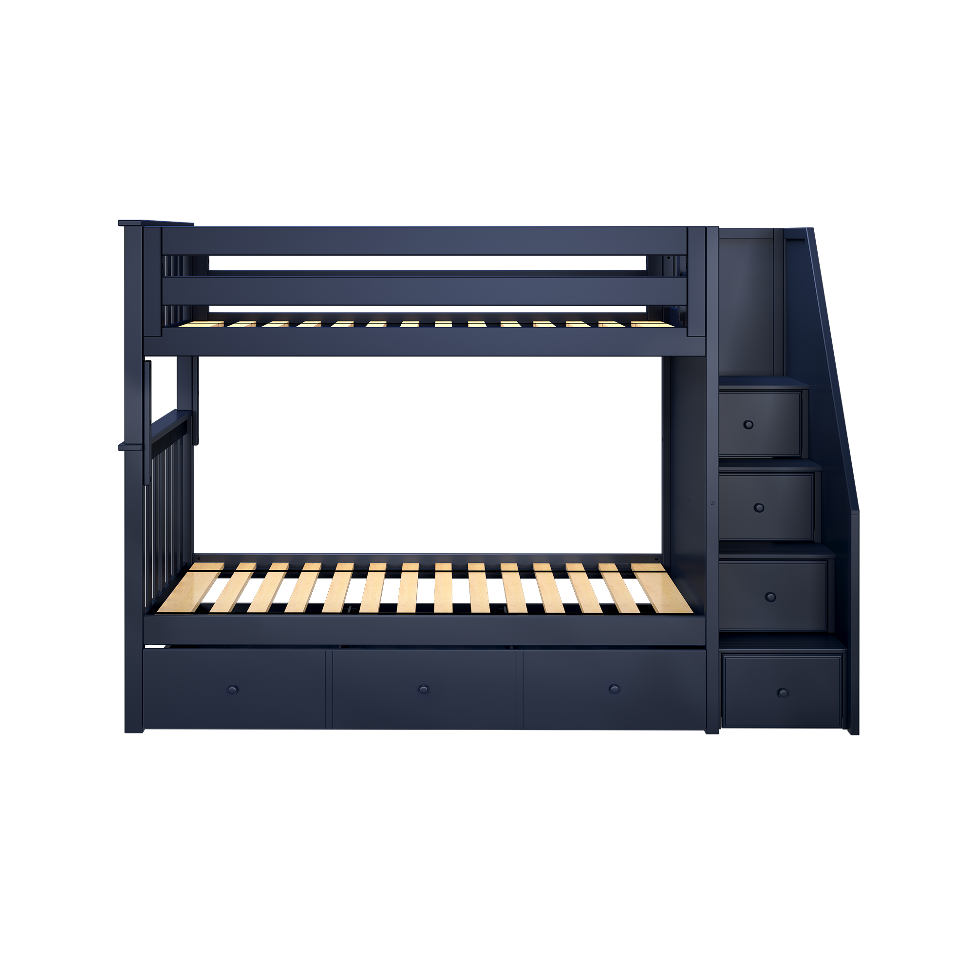 Sunderland - Twin/Twin Bunk Bed w/ Staircase - Tots to Teens Furniture