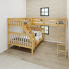 High Corner Triple Loft Bunk with Angled Ladders - Tots to Teens Furniture