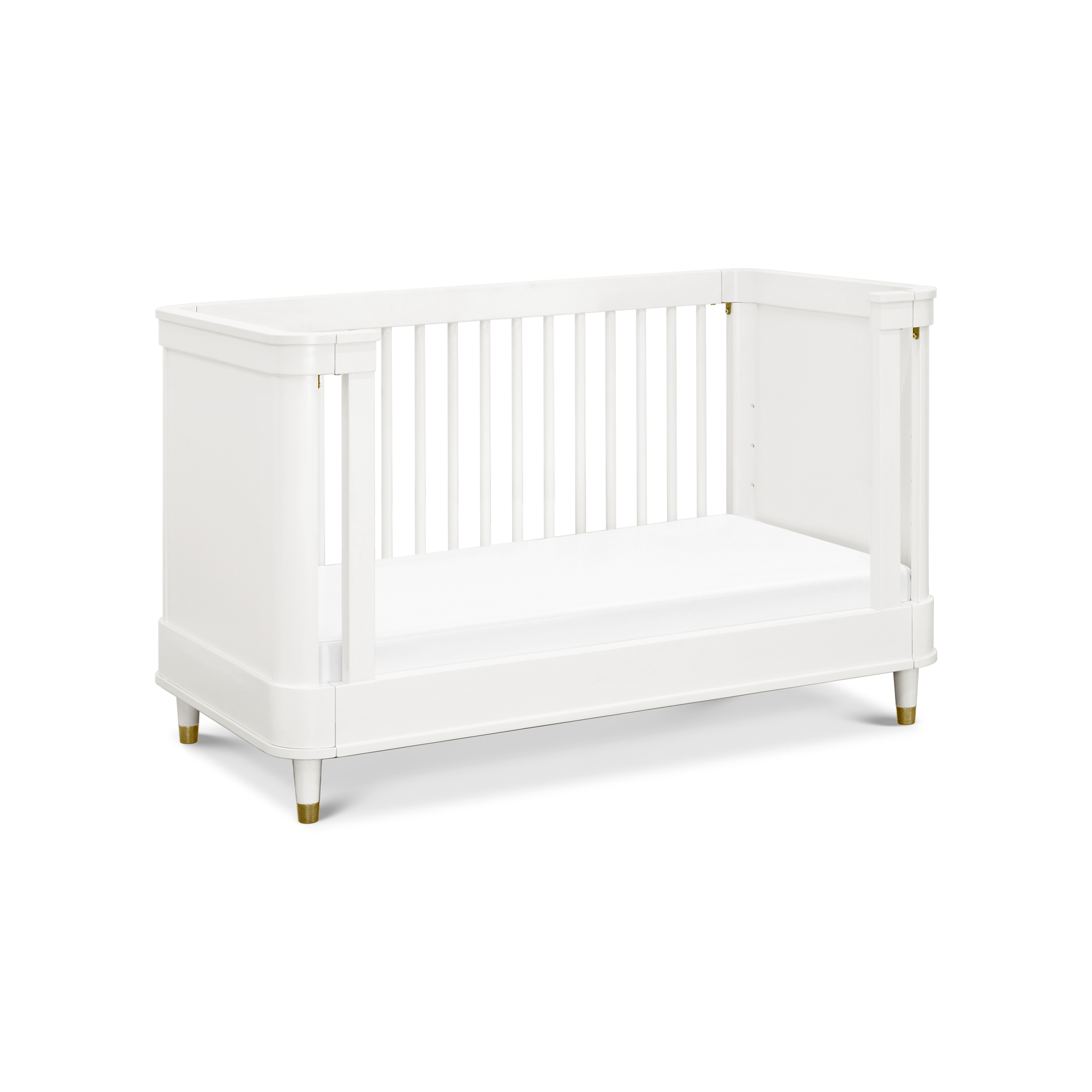 Tanner 3 in 1 Convertible Crib in Warm White - Tots to Teens Furniture