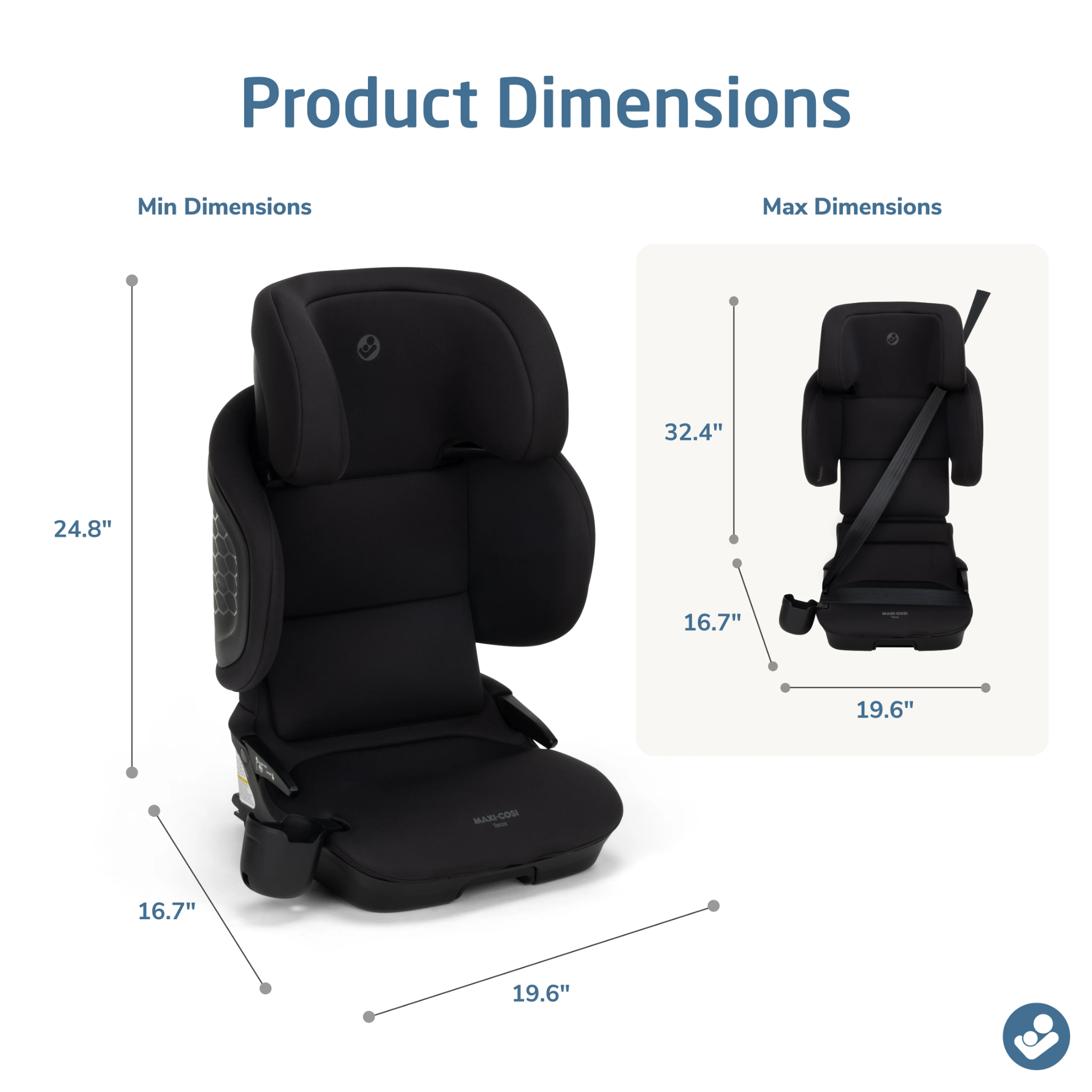Tanza Booster Car Seat | Tots to Teens Furniture