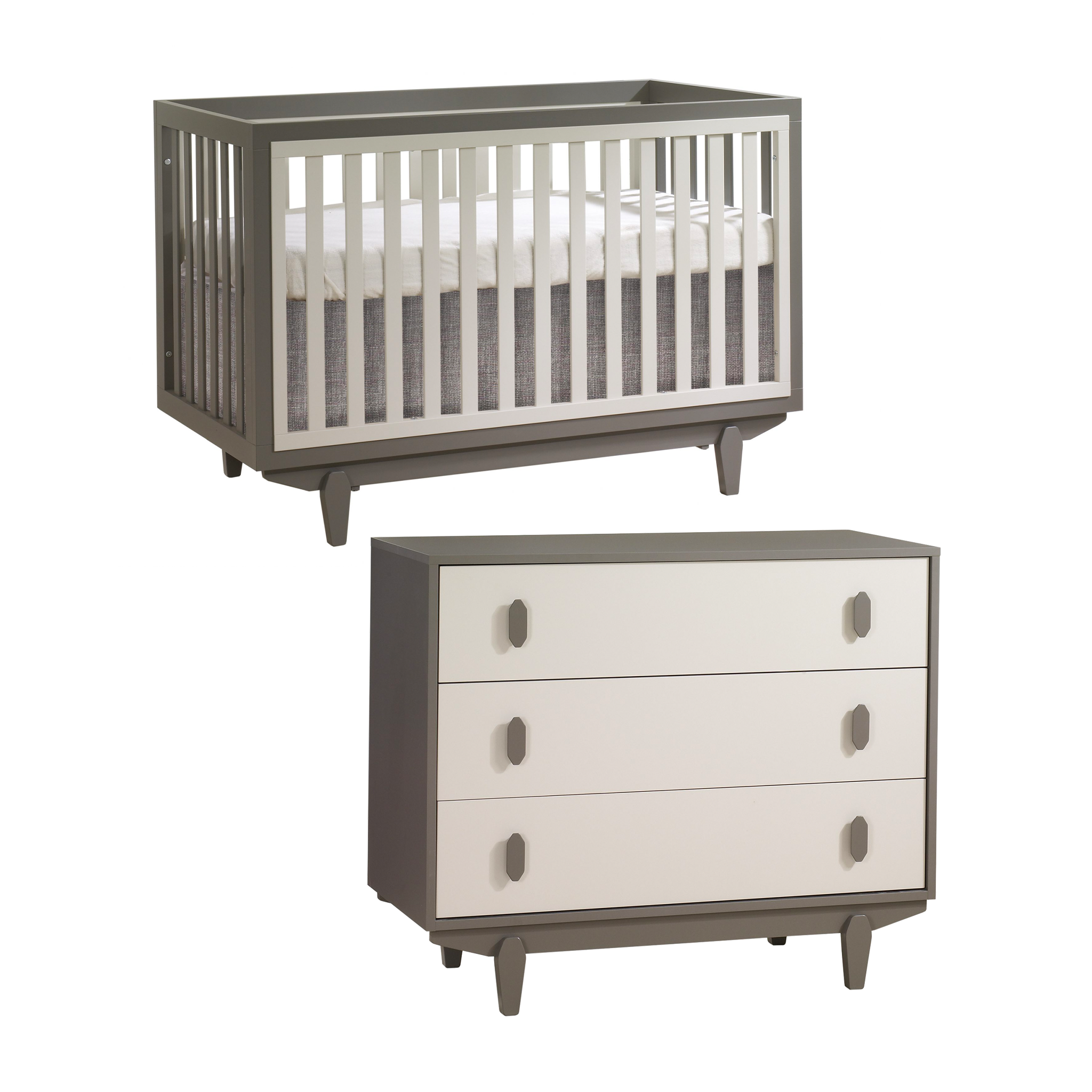 Tate Classic Crib & Dresser Set - Tots to Teens Furniture
