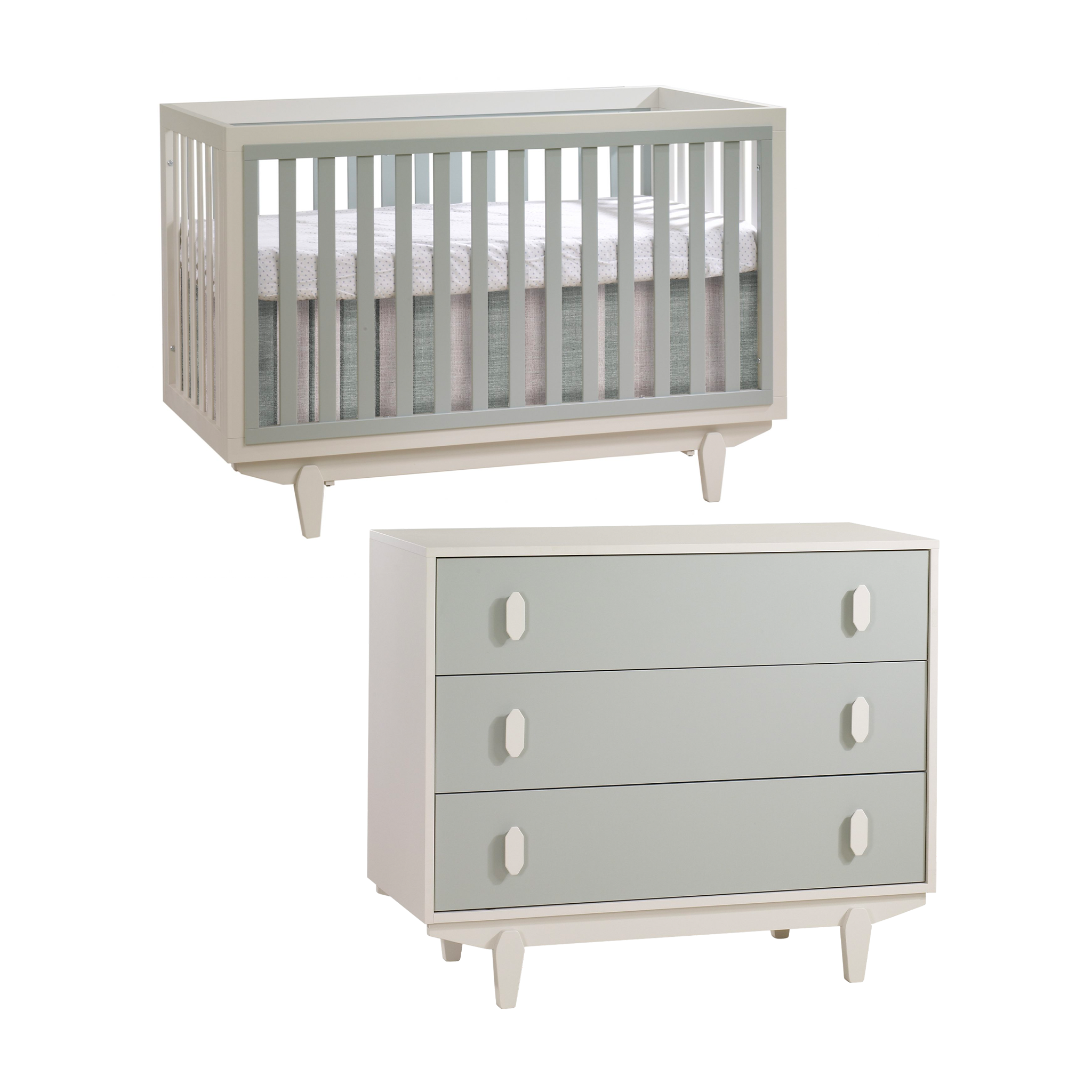 Tate Classic Crib & Dresser Set - Tots to Teens Furniture