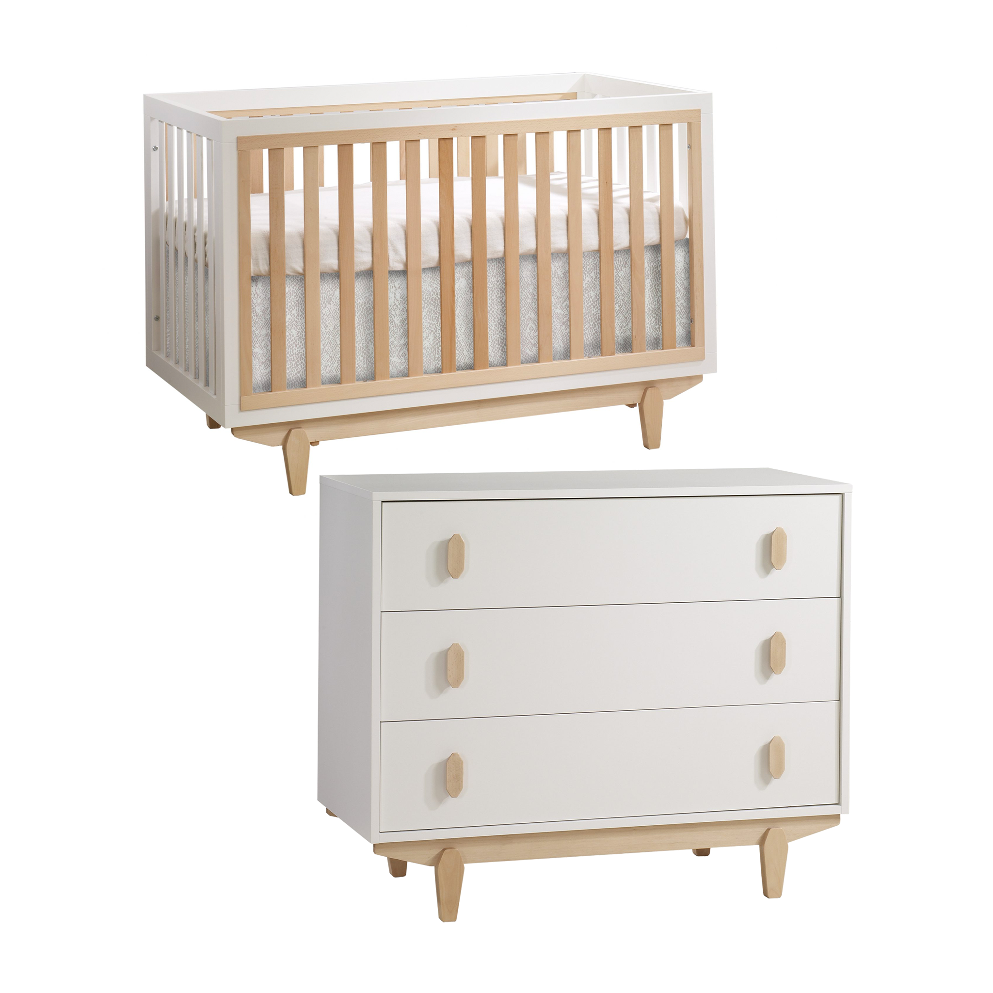 Tate Classic Crib & Dresser Set - Tots to Teens Furniture