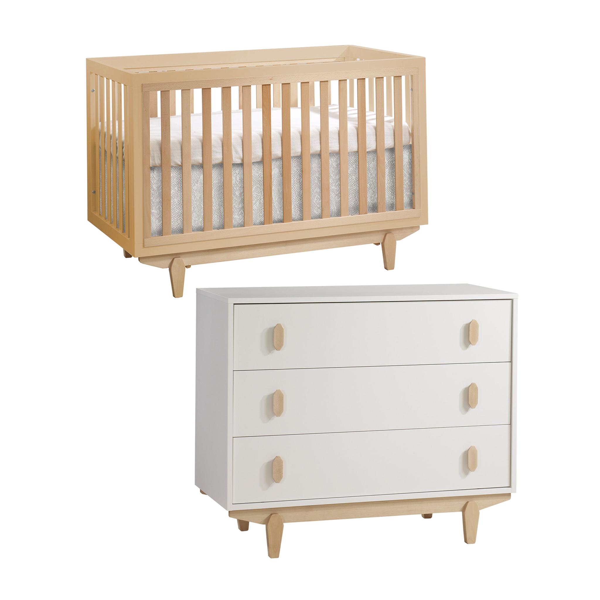 Tate Classic Crib & Dresser Set - Tots to Teens Furniture