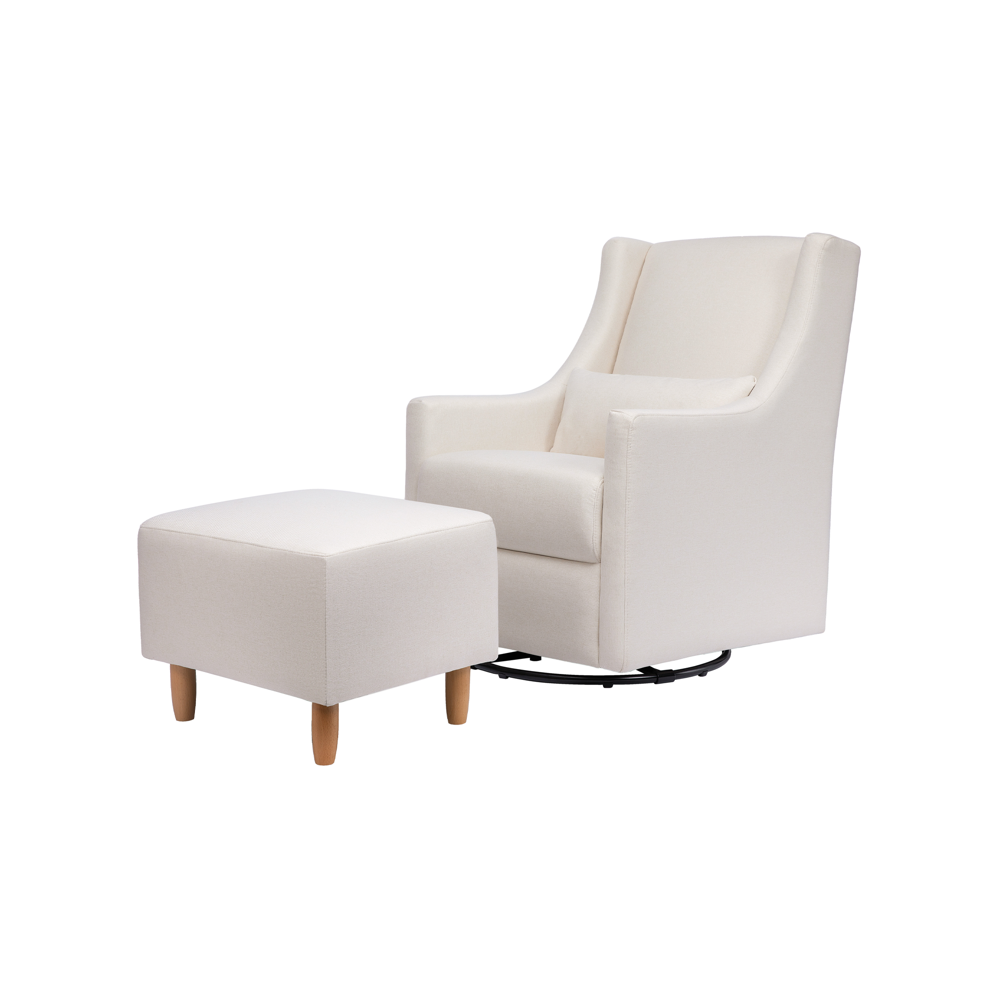 Toco Swivel Glider and Ottoman - Tots to Teens Furniture