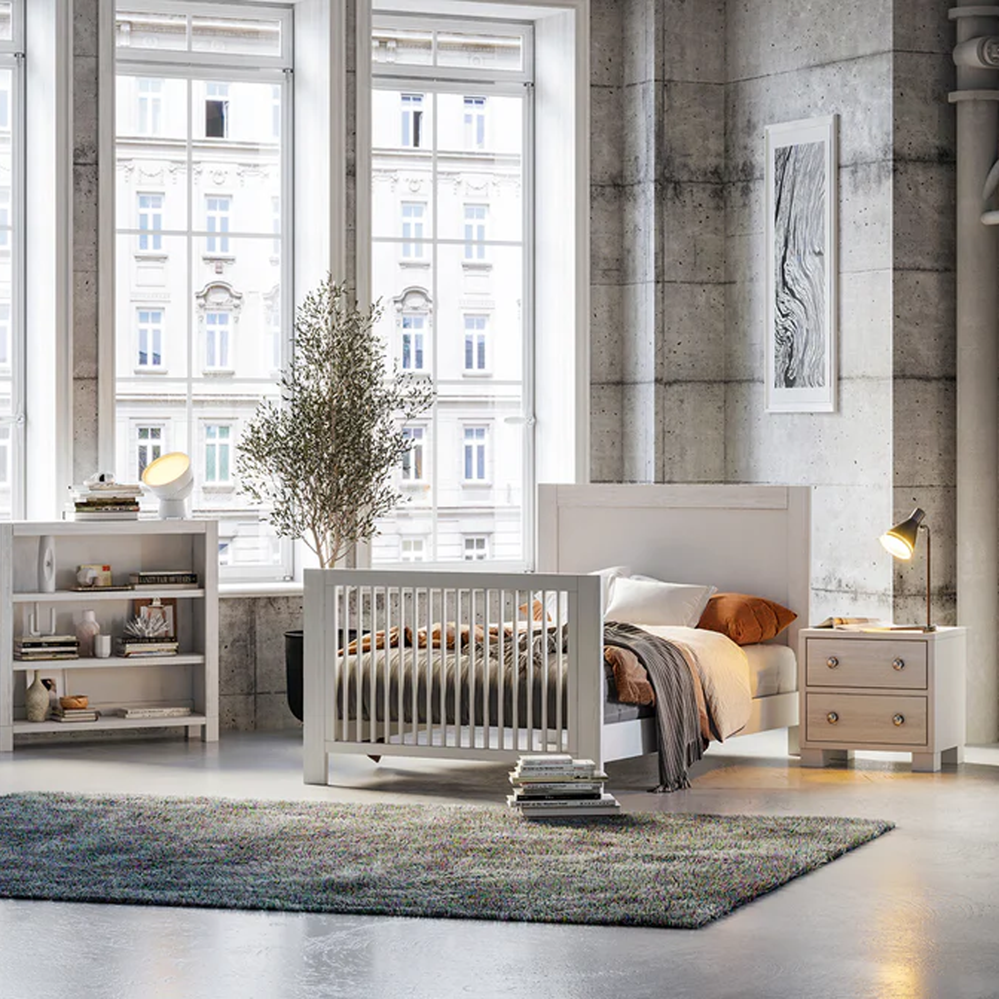 In-Stock Closeout Bundle - Milk Street Snowstorm Set - Tots to Teens Furniture