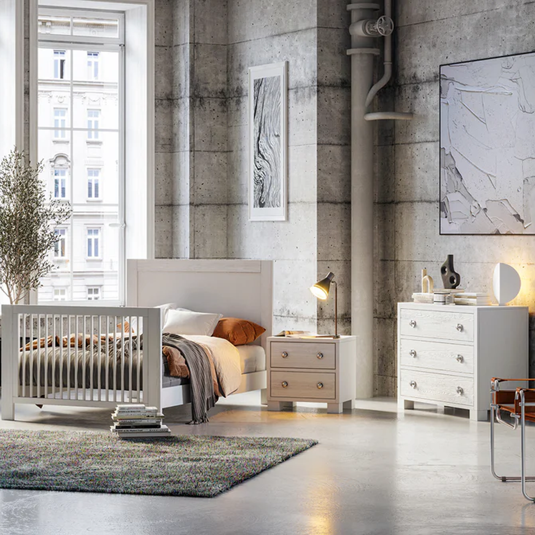 In-Stock Closeout Bundle - Milk Street Snowstorm Set - Tots to Teens Furniture