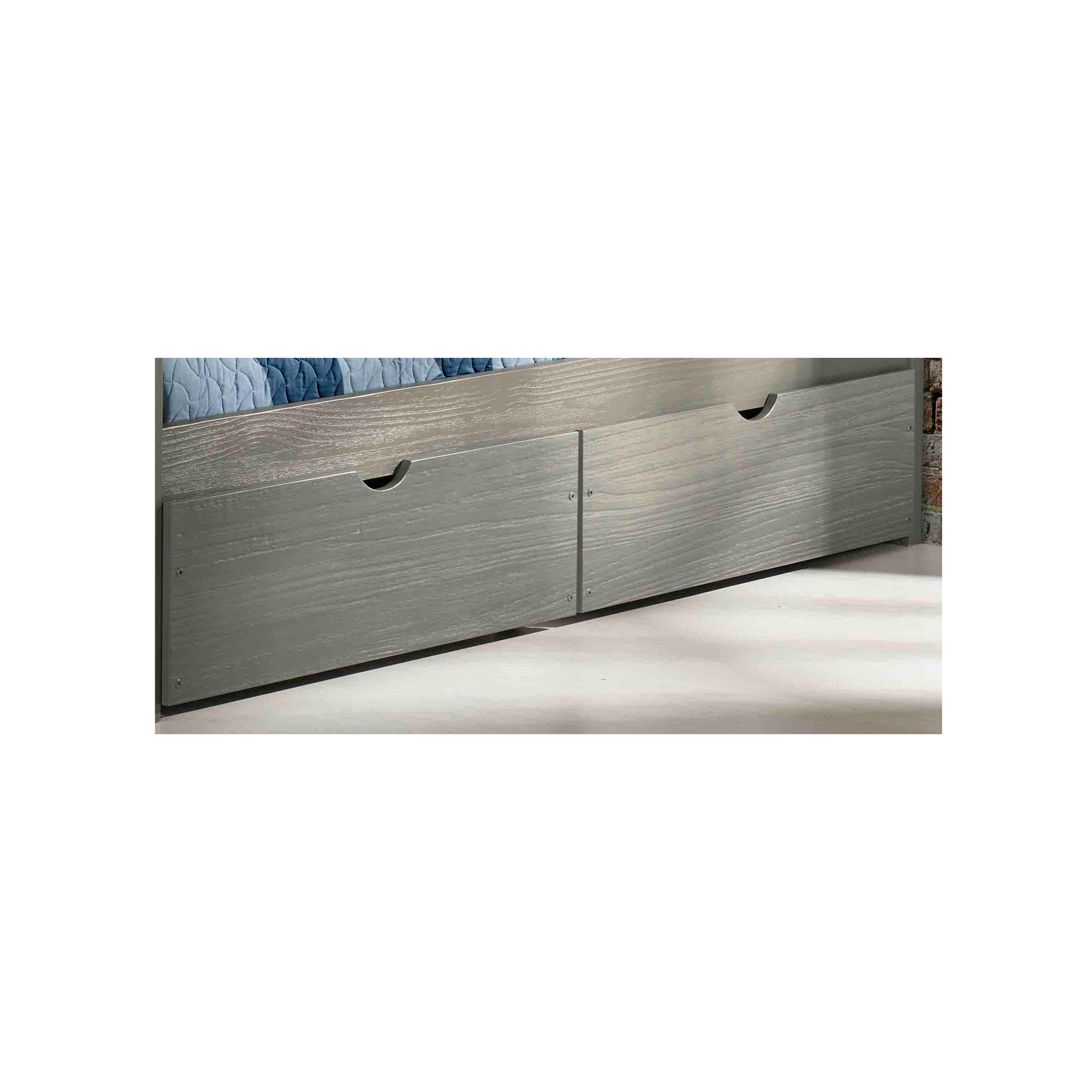 Wire Brushed Underbed Storage Drawers - Tots to Teens Furniture