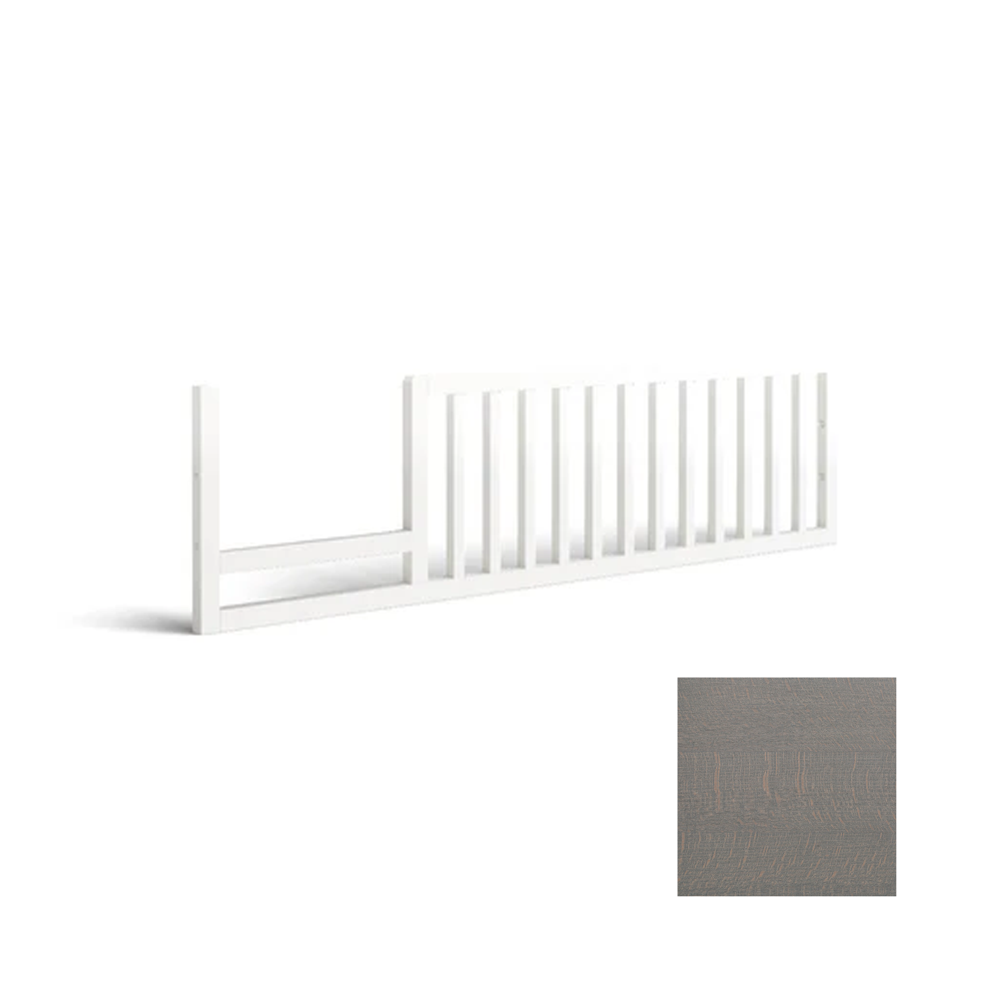 Romina Uptown Toddler Rail (for Classic Crib 15510 & 15517) - Tots to Teens Furniture