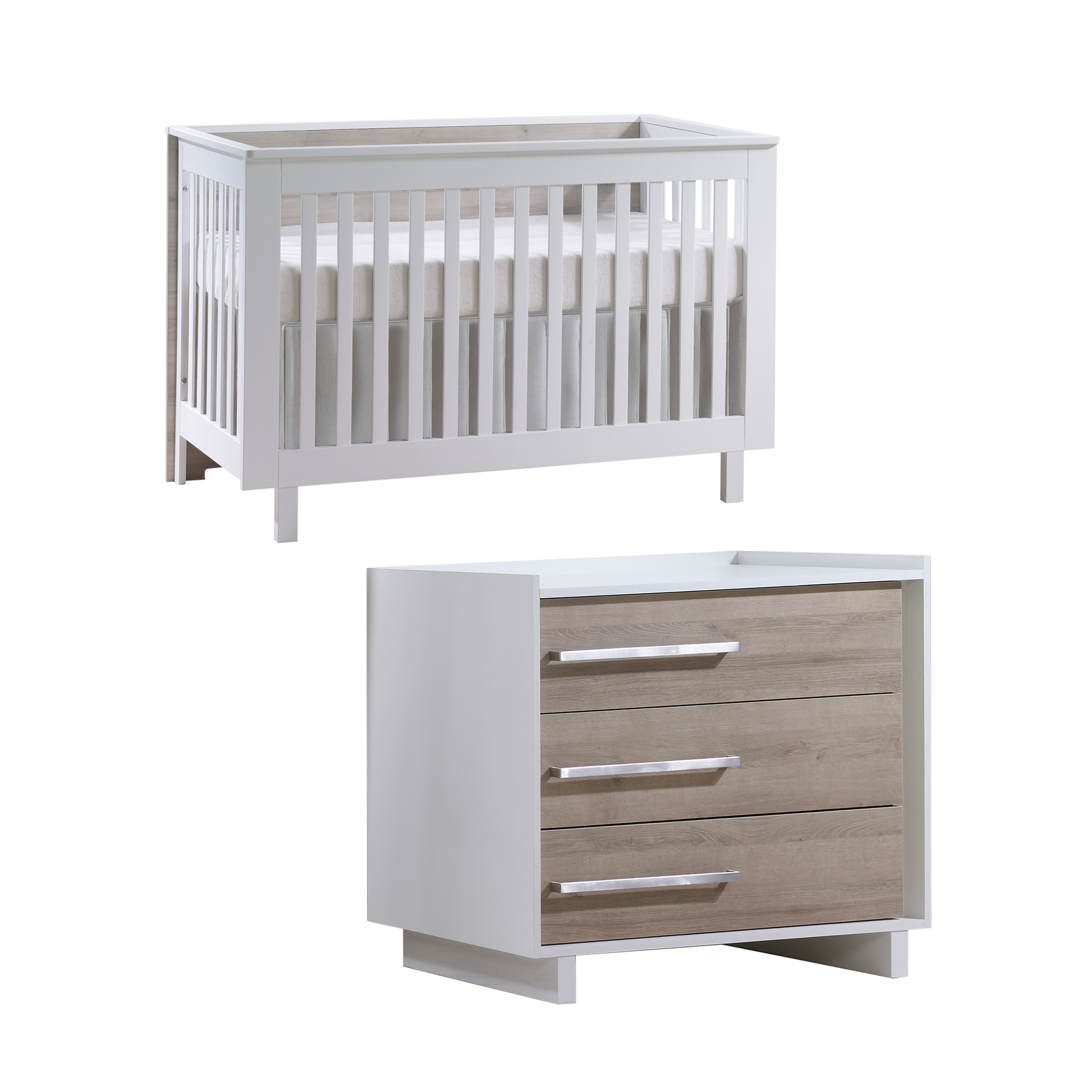 Urban Convertible Crib & Dresser Set - Tots to Teens Furniture