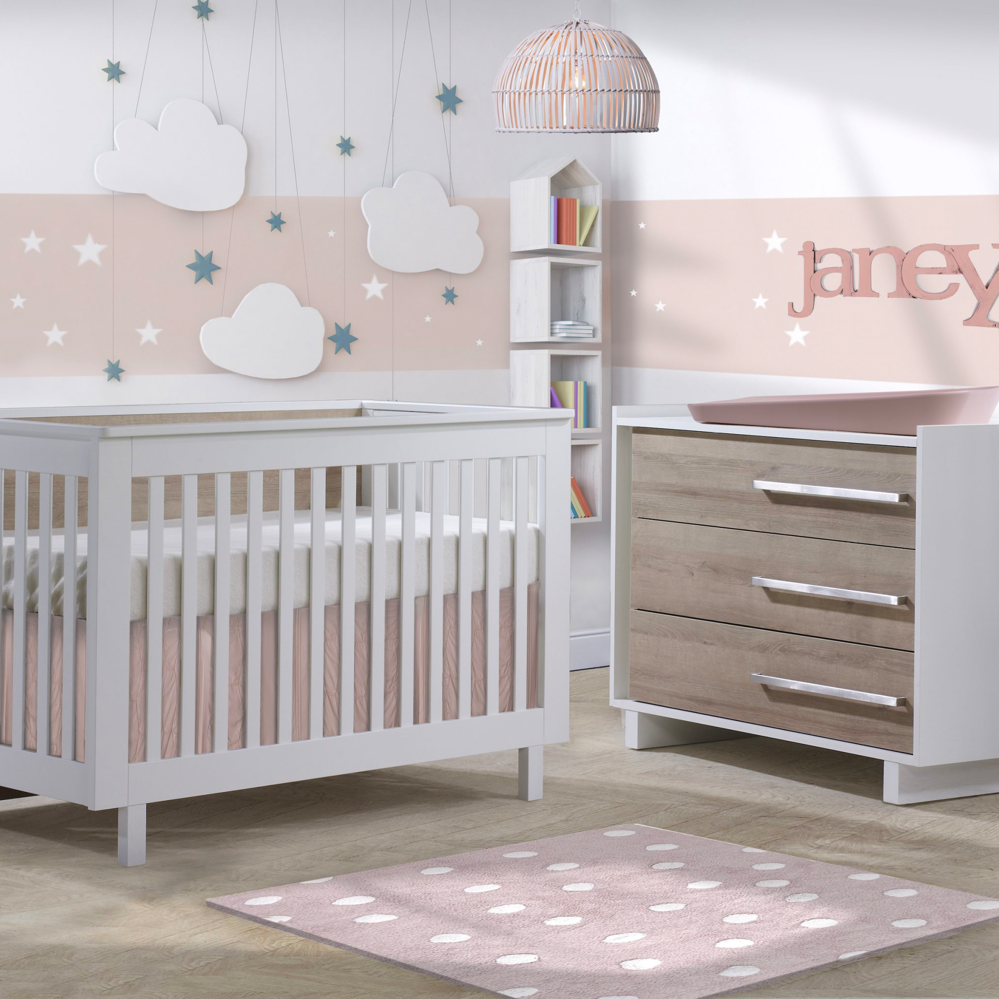 Urban Convertible Crib & Dresser Set - Tots to Teens Furniture