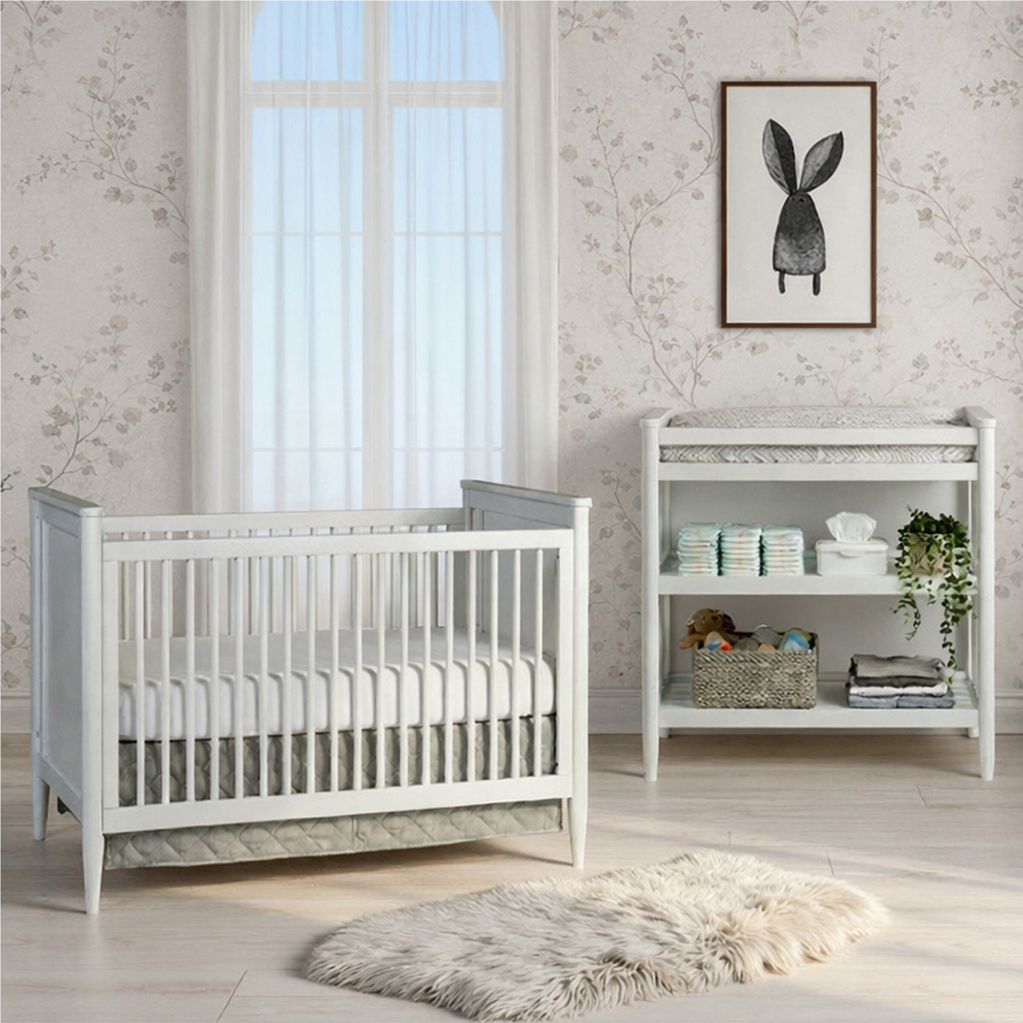 Modern Nursery Changing Table - Tots to Teens Furniture