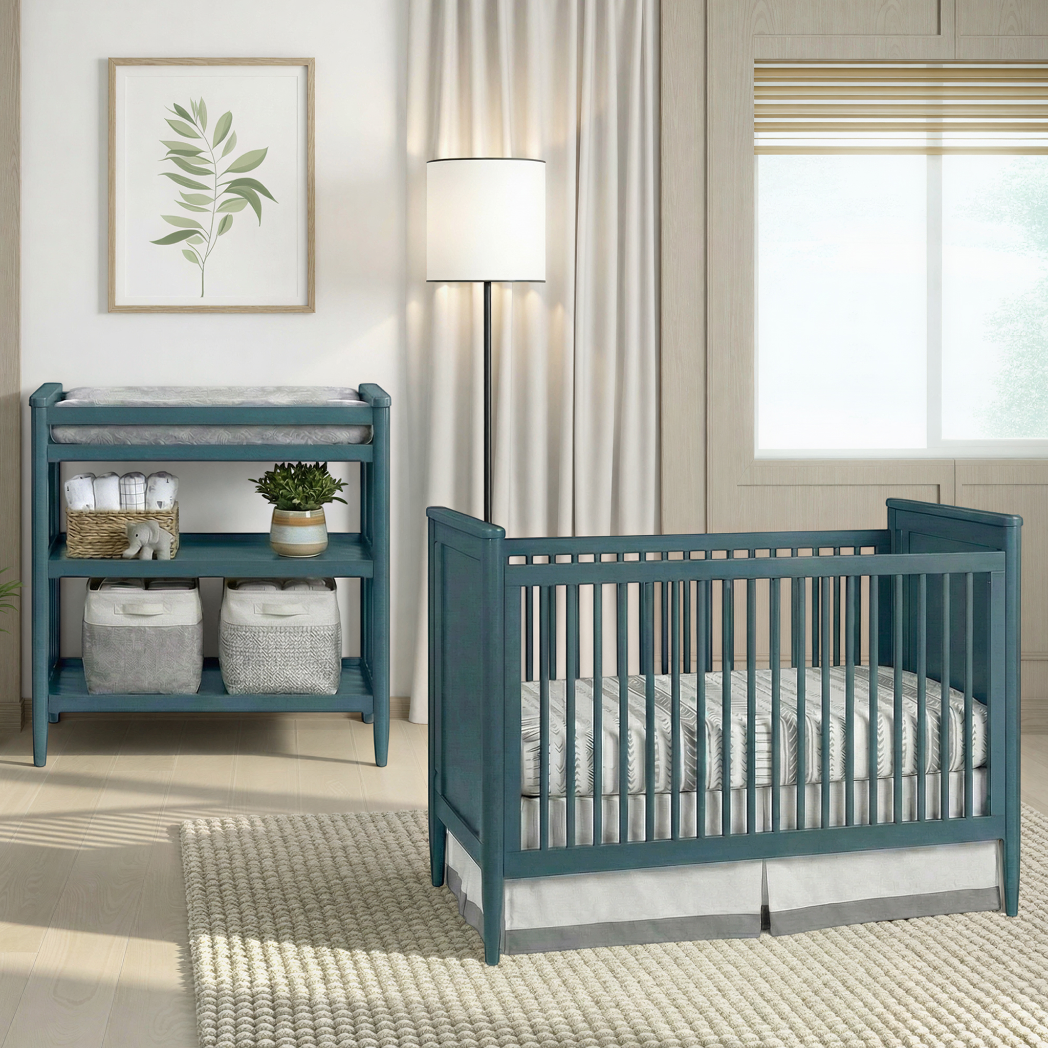 Modern Nursery Convertible Crib - Tots to Teens Furniture