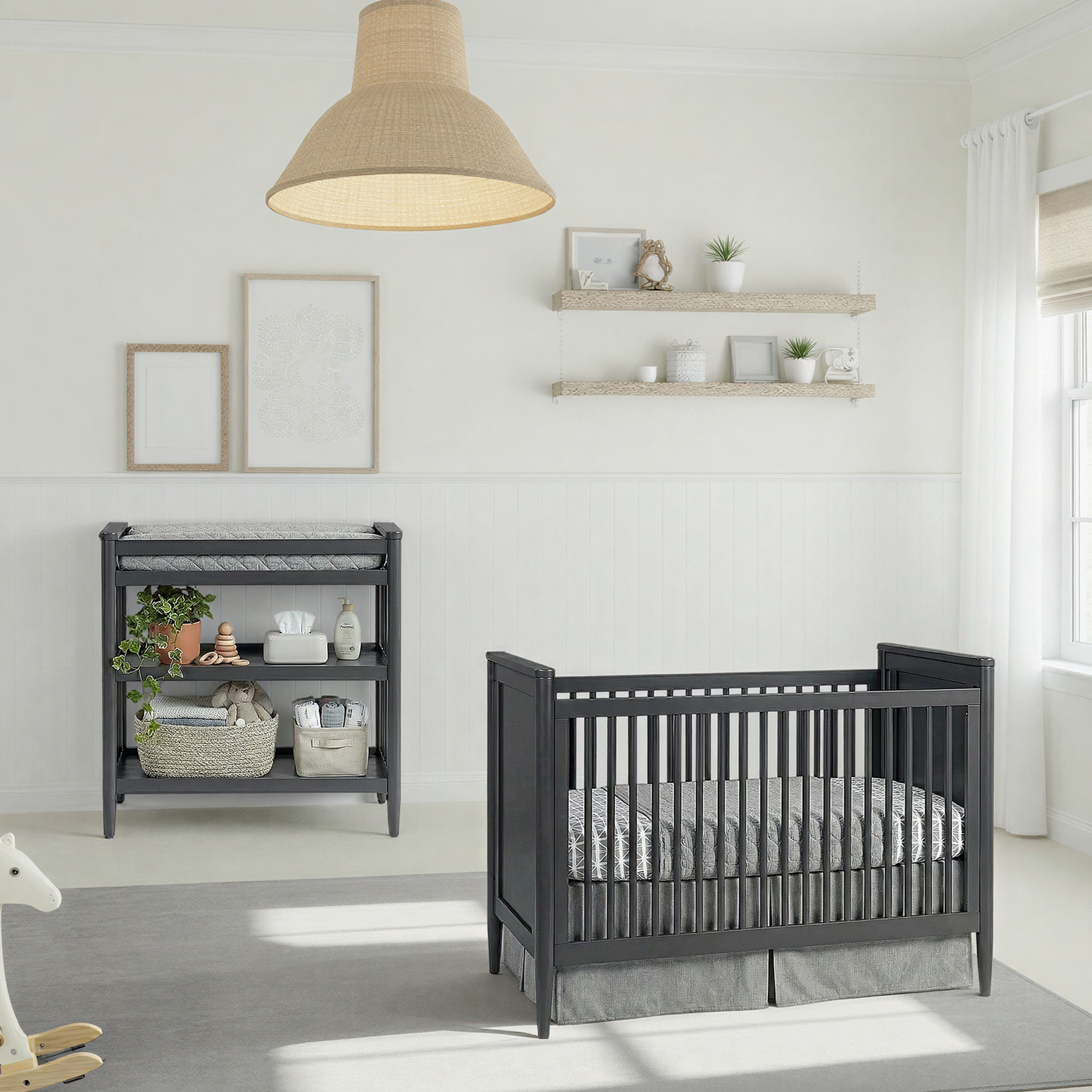 Modern Nursery Convertible Crib - Tots to Teens Furniture