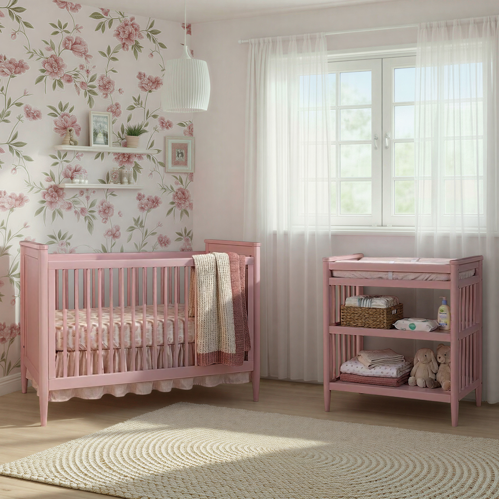 Modern Nursery Convertible Crib - Tots to Teens Furniture