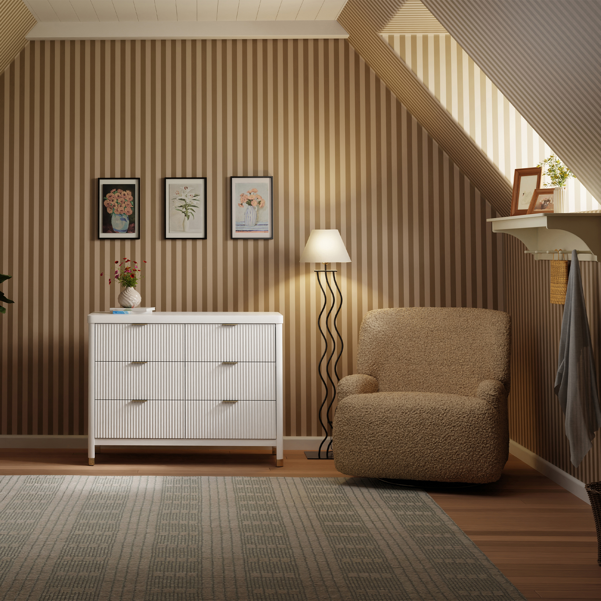 Winslow Extra Wide Recliner & Swivel Glider - Tots to Teens Furniture