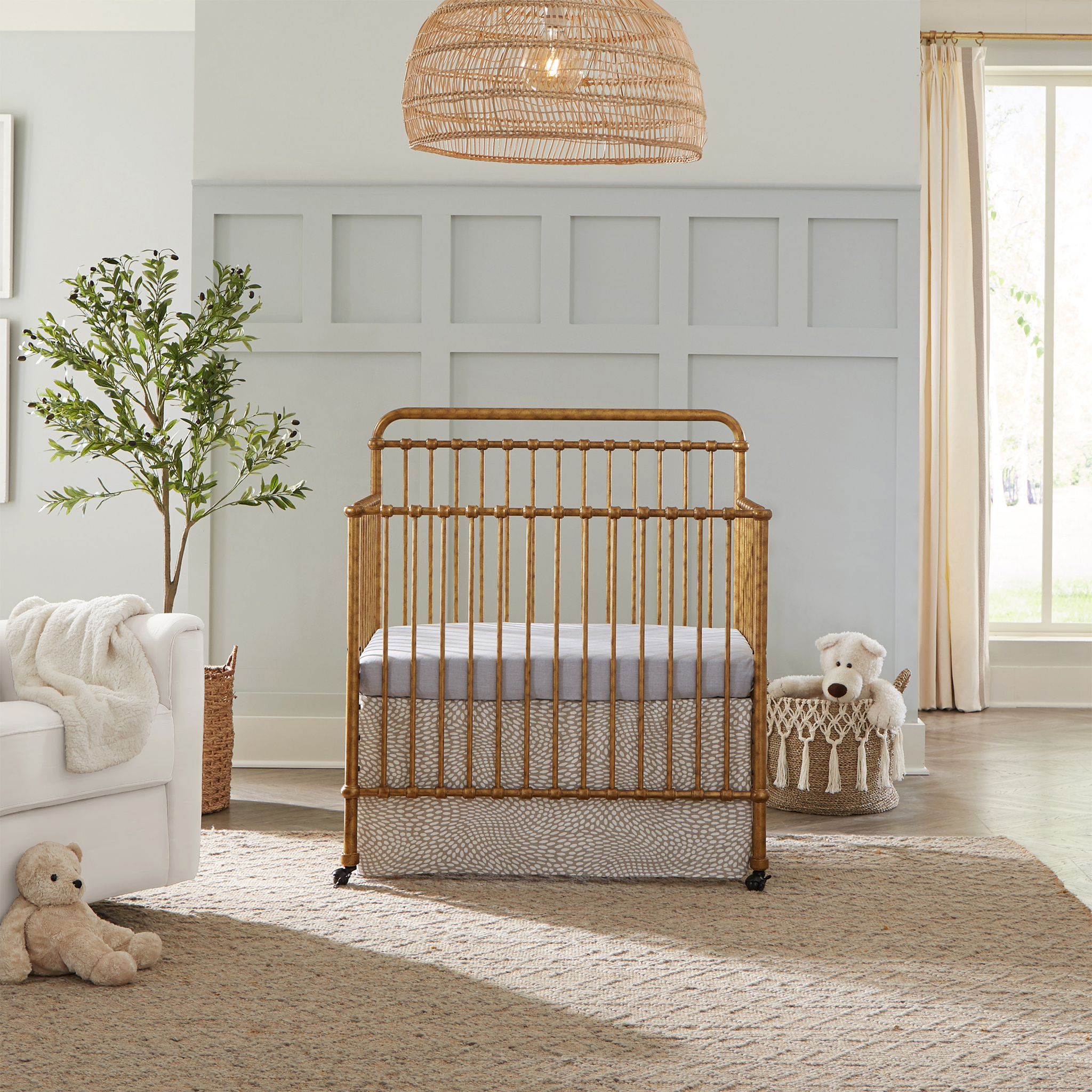 Winston 4 in 1 Convertible Mini Crib - Tots to Teens Furniture