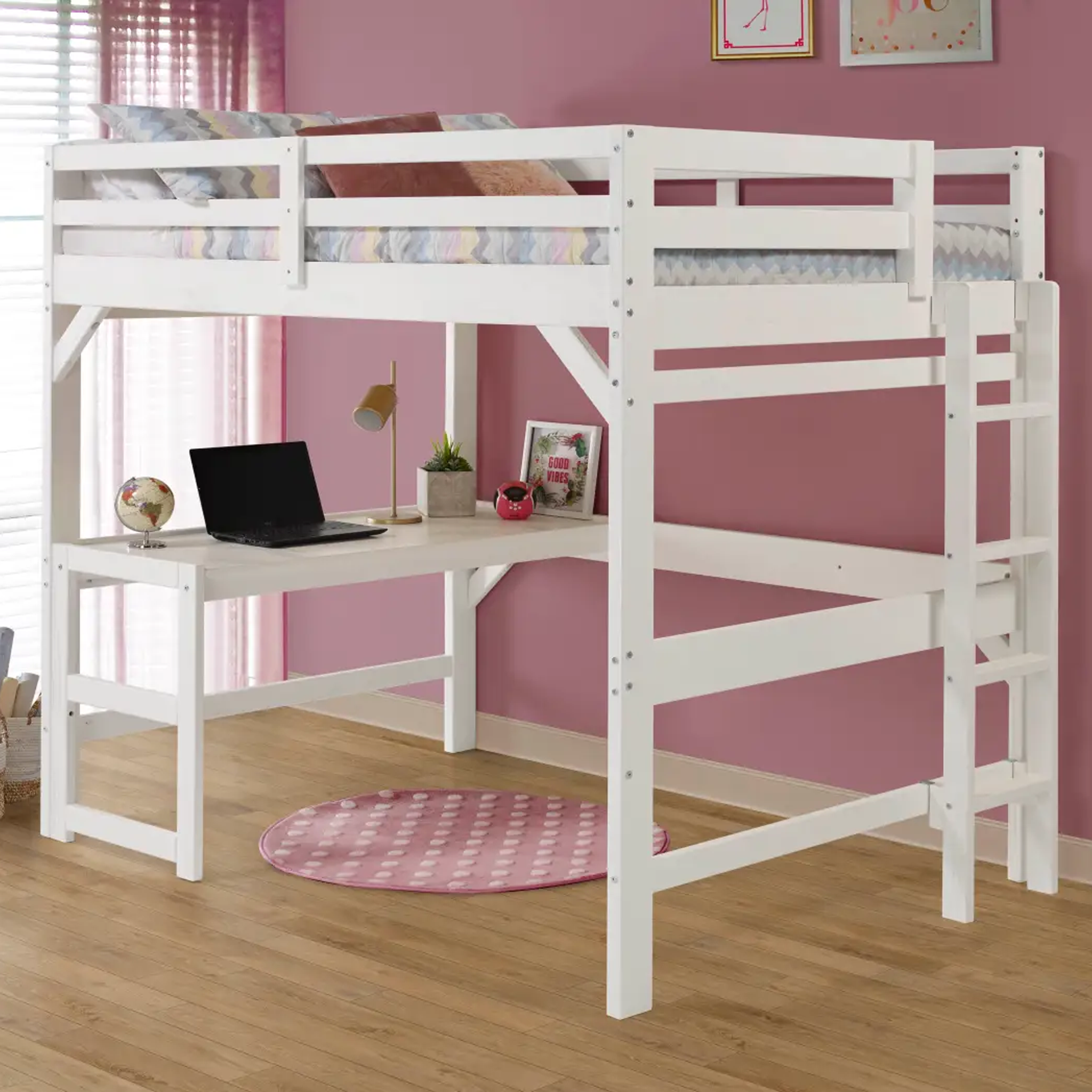 Wire Brushed Study Loft - Tots to Teens Furniture