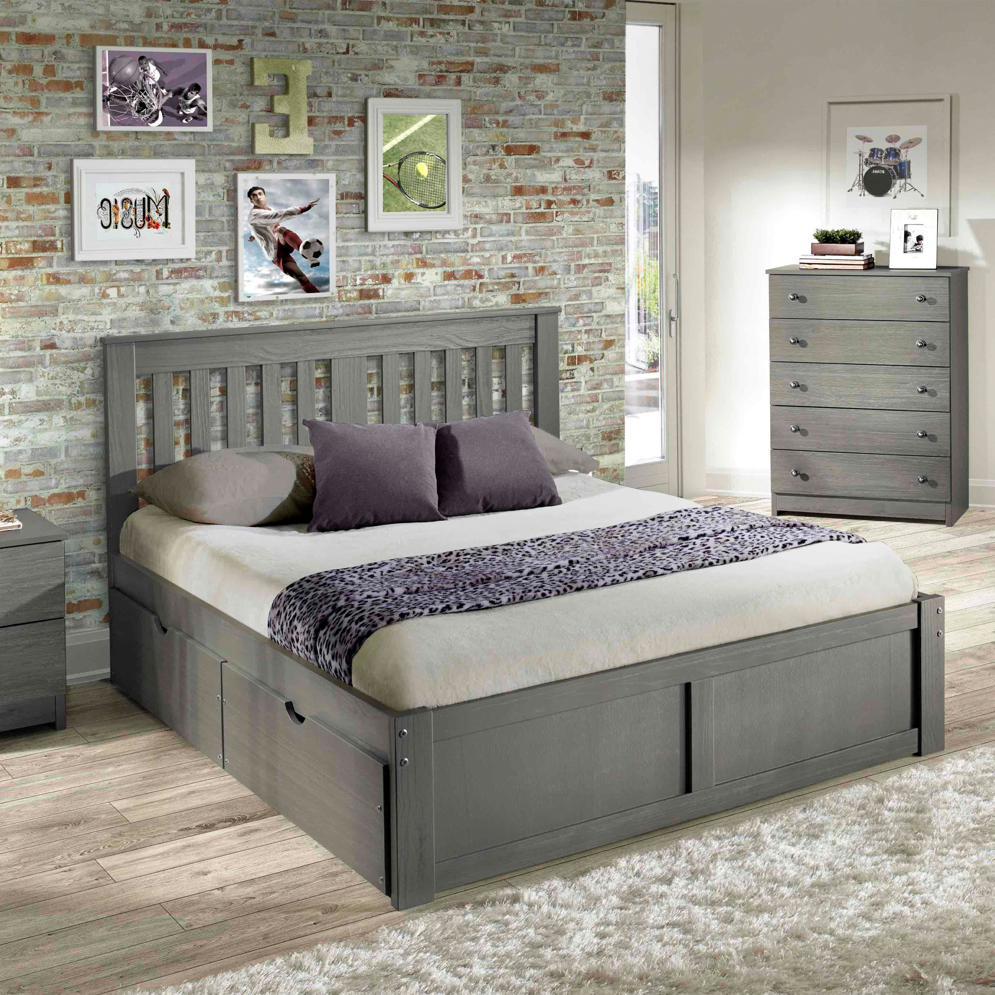 York Platform Bed - Tots to Teens Furniture