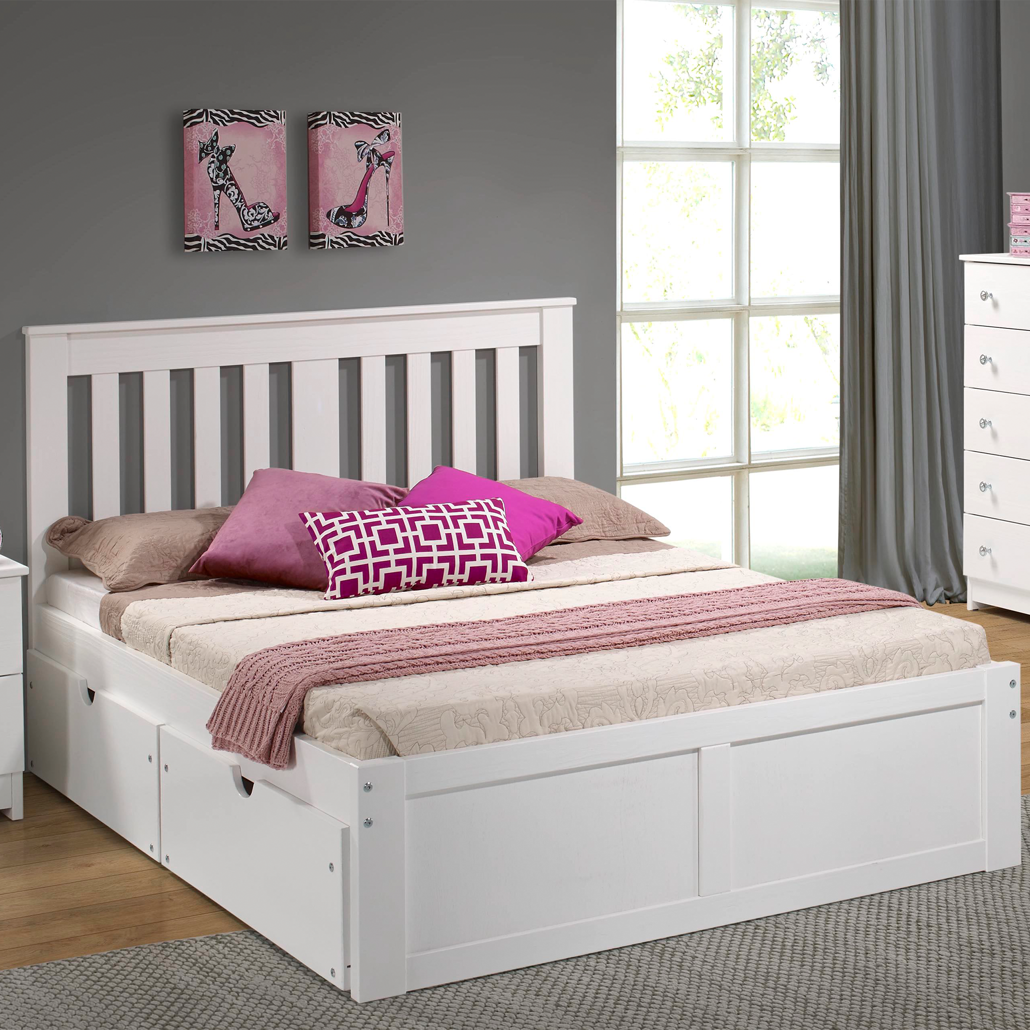 York Platform Bed - Tots to Teens Furniture