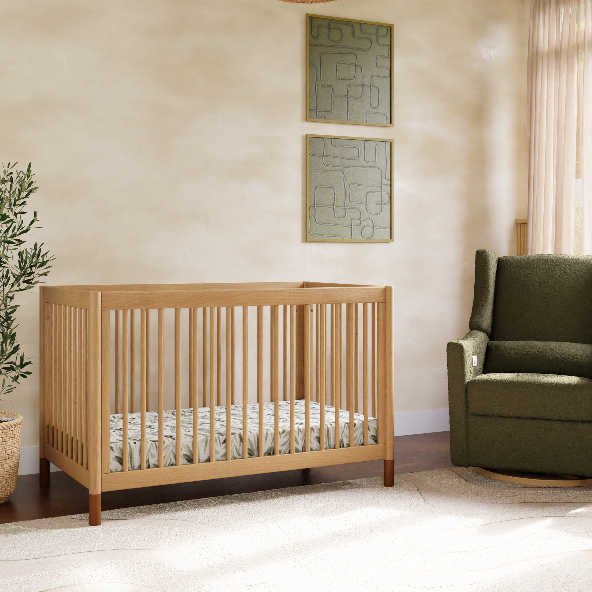 Gelato 4-in-1 Convertible Crib with Toddler Bed Conversion Kit - Tots to Teens Furniture