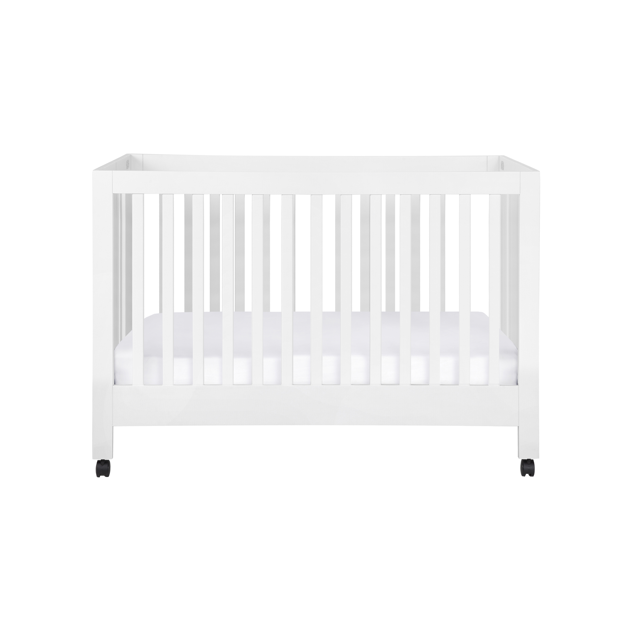Maki Full-Size Folding Crib with Toddler Bed Conversion Kit - Tots to Teens Furniture