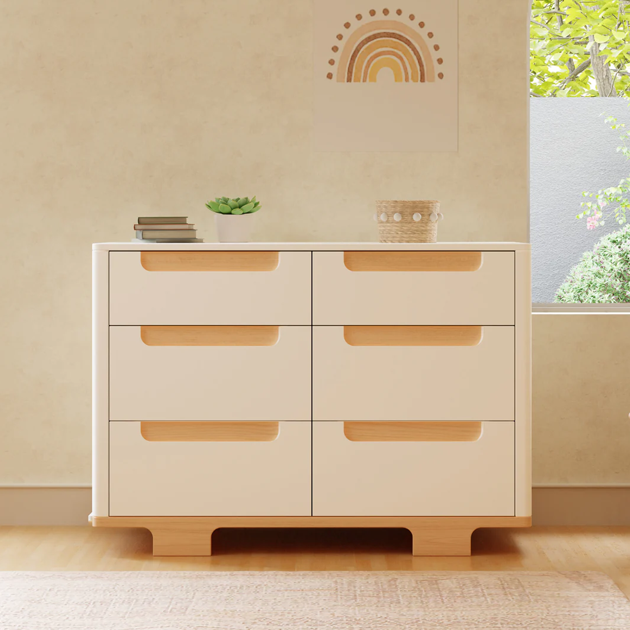 Yuzu 6 Drawer Dresser - Tots to Teens Furniture