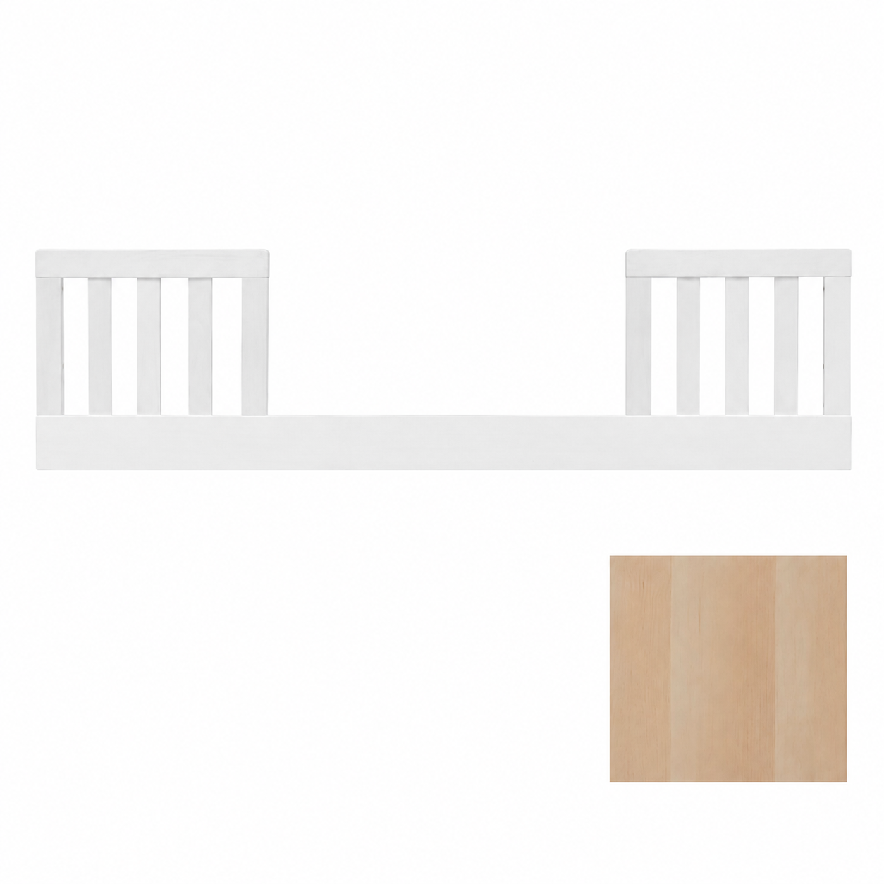 Sorelle 158 Toddler Guard Rail for Luna Convertible Cribin Natural Wood in Raleigh NC