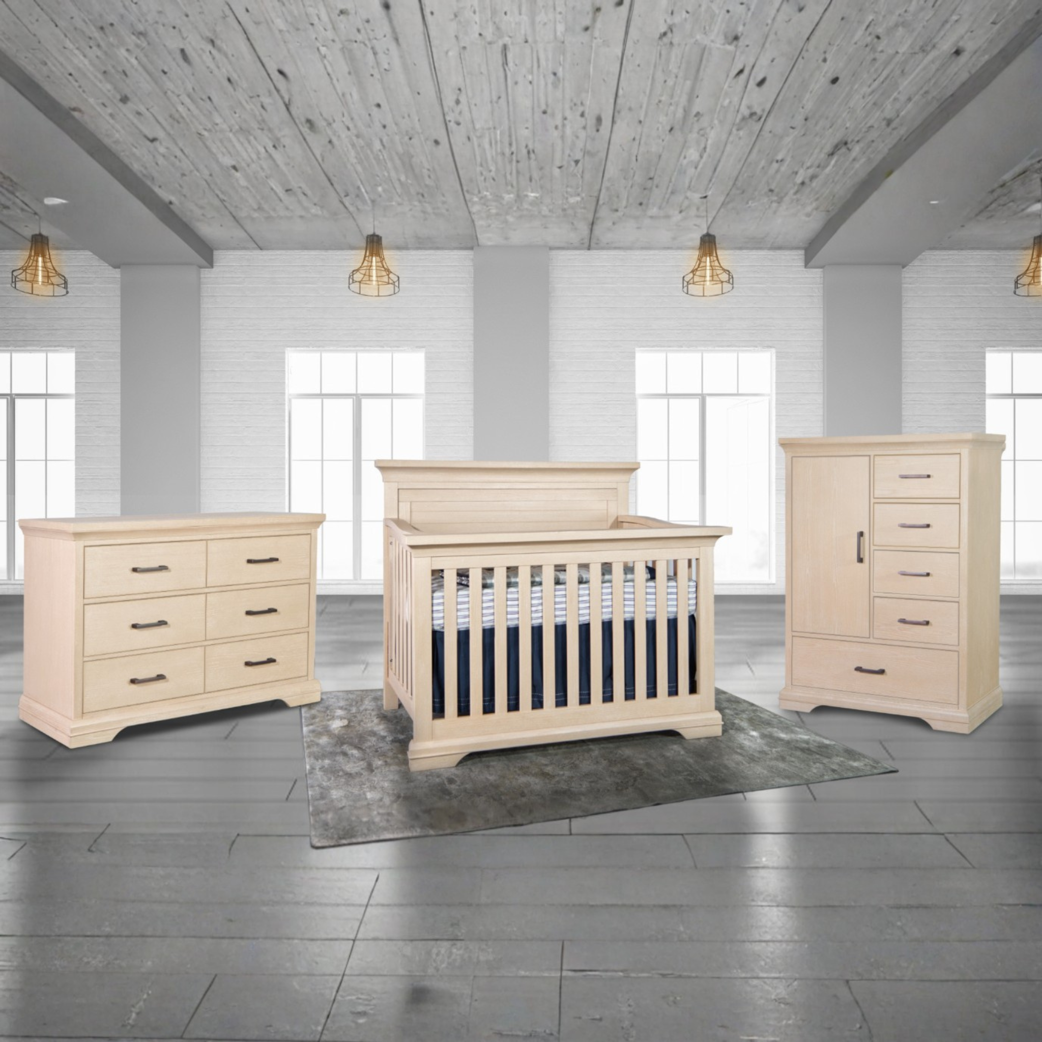 Genova Convertible Crib with Base | Tots to Teens Furniture