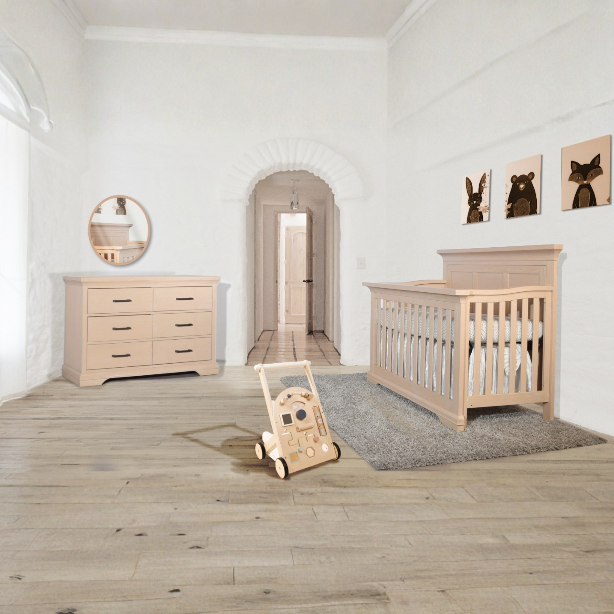 Genova Convertible Crib with Base | Tots to Teens Furniture