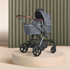 Silver Cross Wave Tandem Bassinet with Sustainable Fabrics - Tots to Teens Furniture