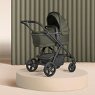 Silver Cross Wave Tandem Bassinet with Sustainable Fabrics - Tots to Teens Furniture