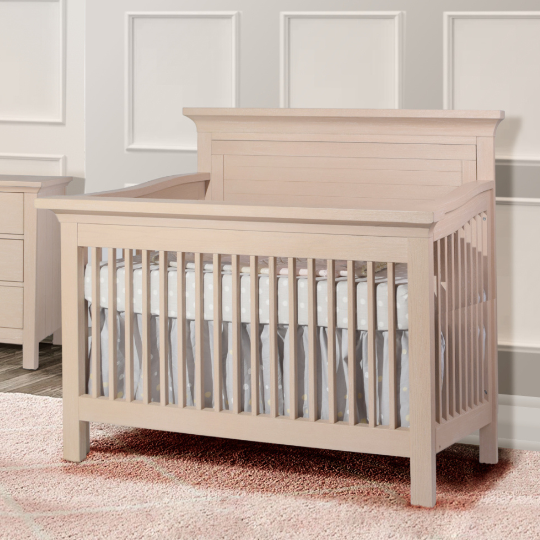 Genova Convertible Crib with Straight Leg | Tots to Teens Furniture