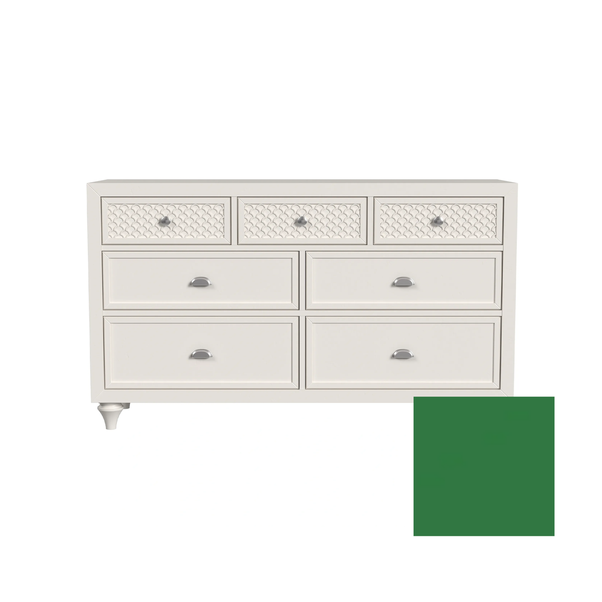 apple green dresser Amanda 7 Drawer Double mother of the groom dresses