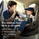 Andi 360 Rotating All-in-One Convertible Car Seat | Tots to Teens Furniture