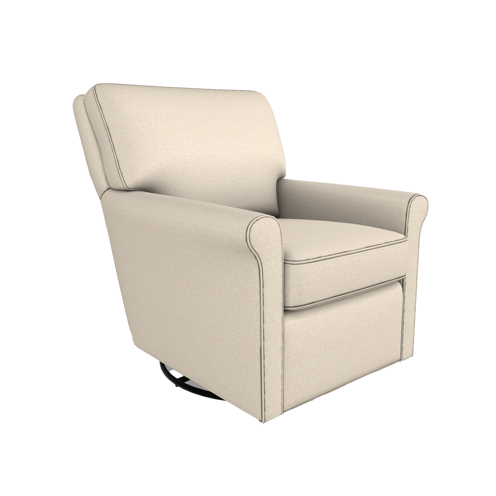 Kacey Swivel Glider Chair - Tots to Teens Furniture