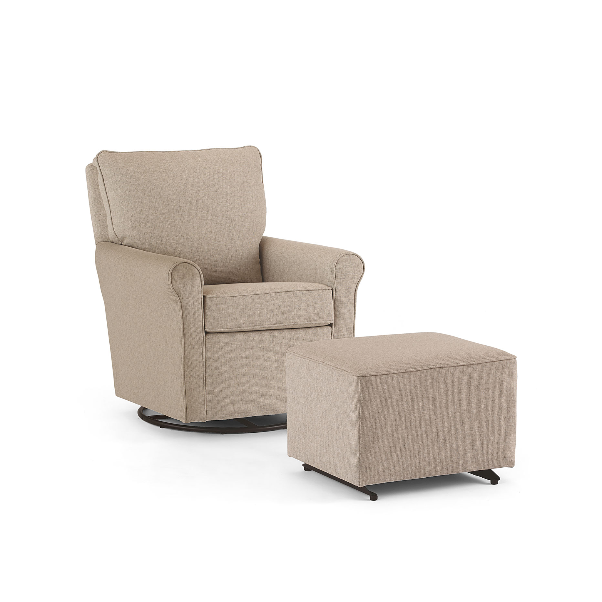 Kacey Swivel Glider Chair - Tots to Teens Furniture