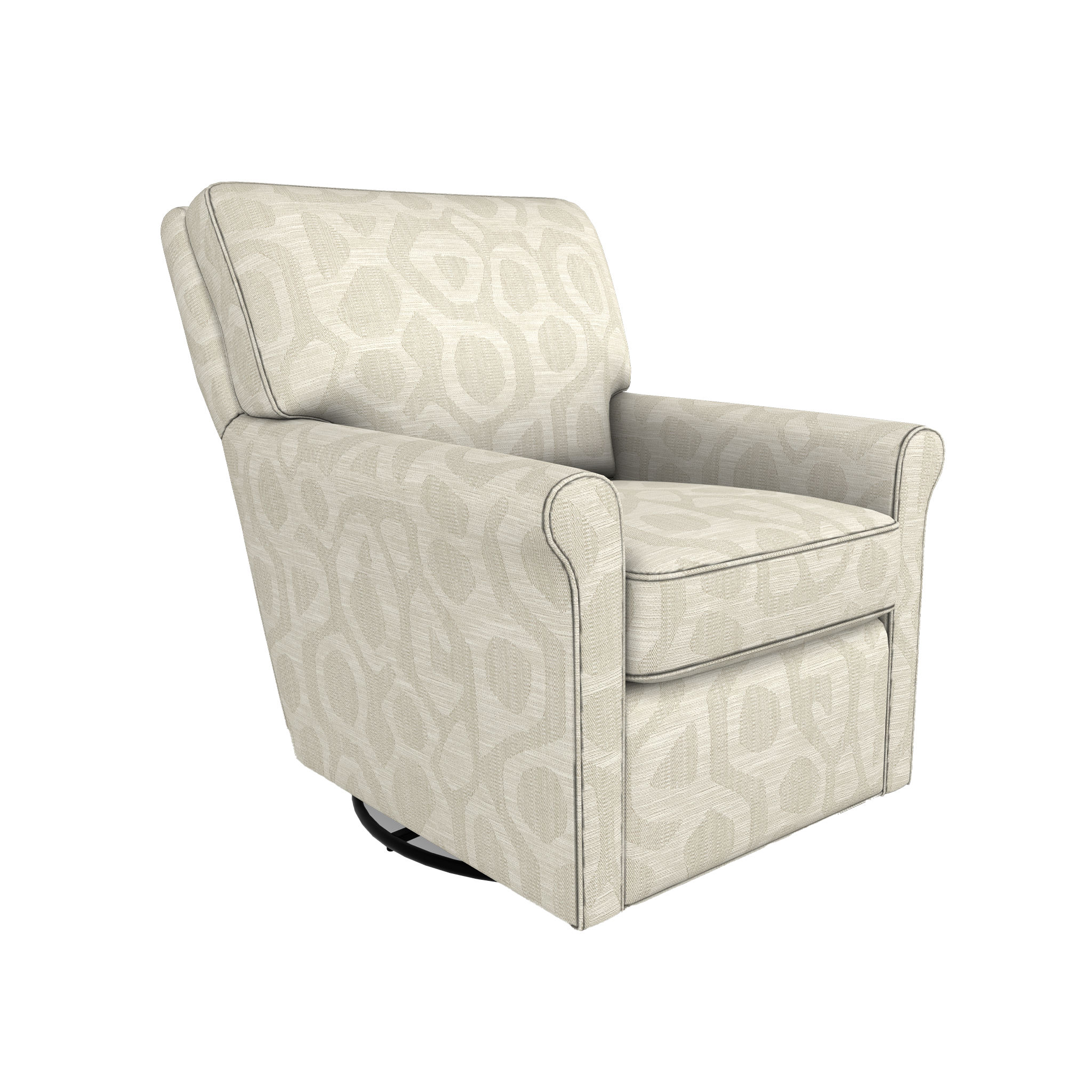 Kacey Swivel Glider Chair - Tots to Teens Furniture