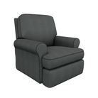 TRYP Stylish Swivel Glider Recliner - Tots to Teens Furniture