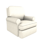 TRYP Stylish Swivel Glider Recliner - Tots to Teens Furniture