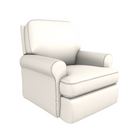 TRYP Stylish Swivel Glider Recliner - Tots to Teens Furniture