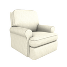 TRYP Stylish Swivel Glider Recliner - Tots to Teens Furniture