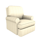 TRYP Stylish Swivel Glider Recliner - Tots to Teens Furniture