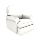 TRYP Stylish Swivel Glider Recliner - Tots to Teens Furniture