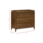 Sprout 3 Drawer Changer Dresser with Removable Changing Tray - Tots to Teens Furniture