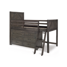 Bunkhouse Twin Mid Loft Bed - Tots to Teens Furniture