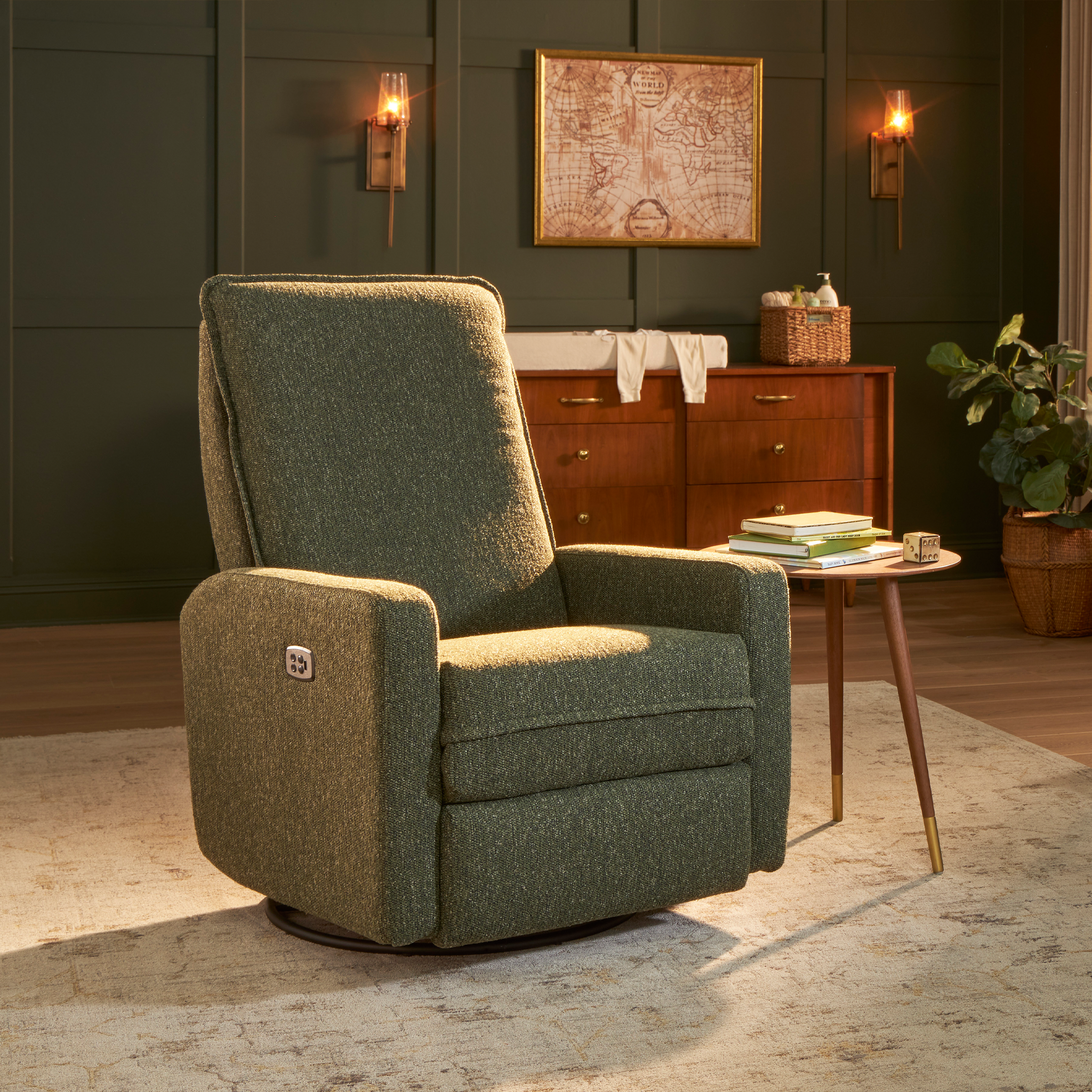 Calli Medium, Modern Recliner - Tots to Teens Furniture