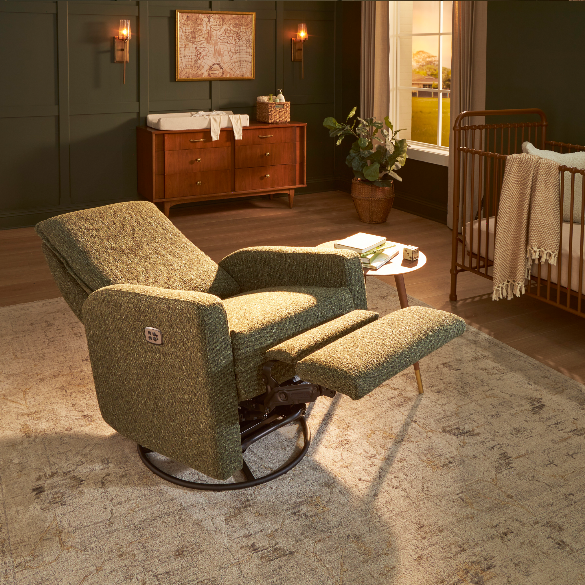 Calli Medium, Modern Recliner - Tots to Teens Furniture