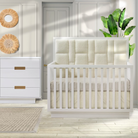 Como Convertible Crib with Upholstered Panel - Tots to Teens Furniture
