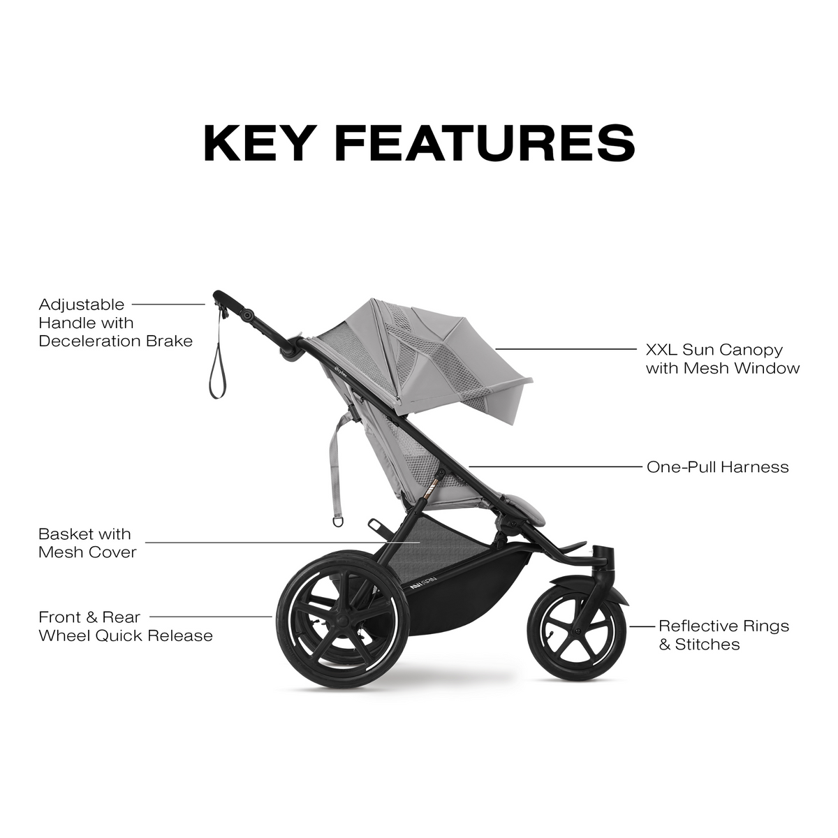 CYBEX Avi Spin Jogging Stroller